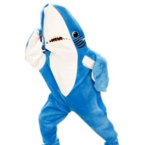 Blue Shark Costume for Men